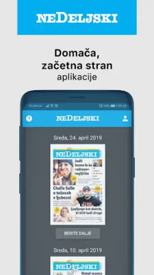 Nedeljski android App screenshot 9