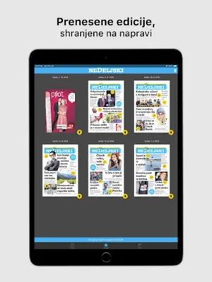 Nedeljski android App screenshot 2